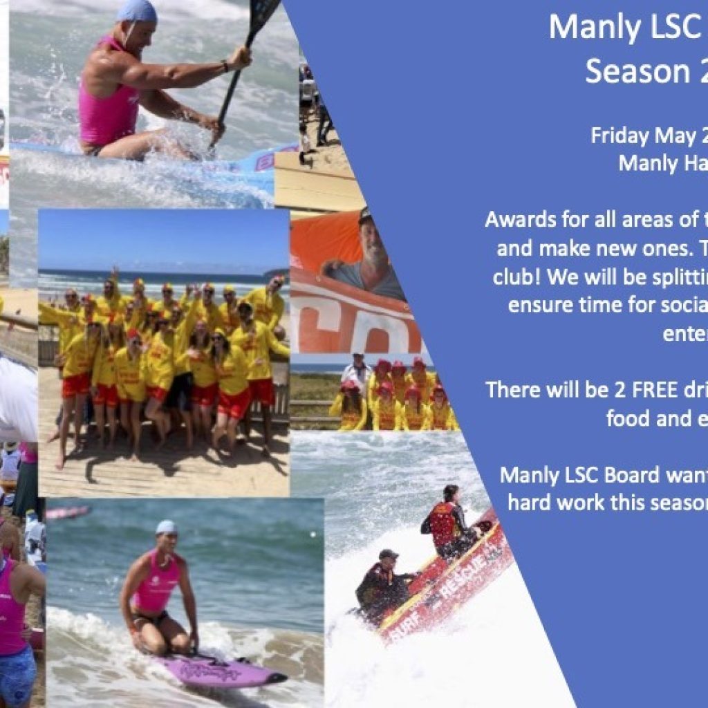 WHAT'S HAPPENING AT MANLY LSC - FRIDAY 5TH MAY 2023