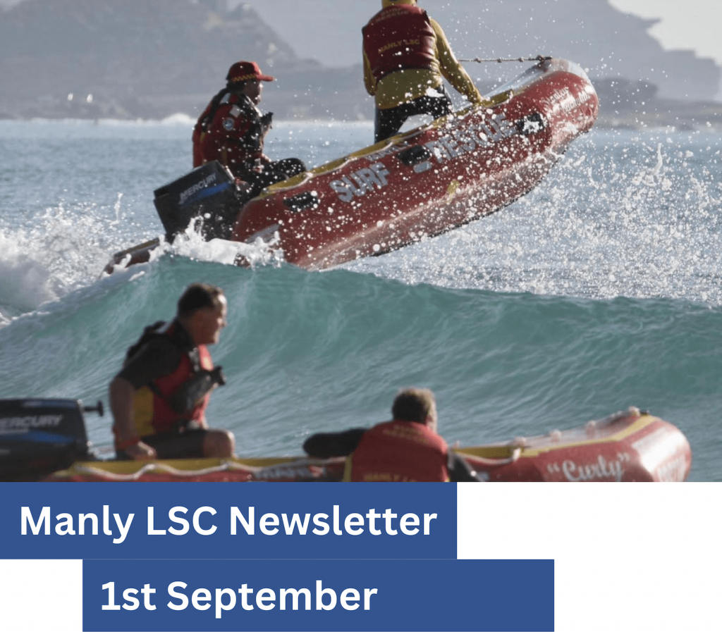 WHAT'S HAPPENING AT MANLY LSC - FRIDAY 1ST SEPTEMBER 2023