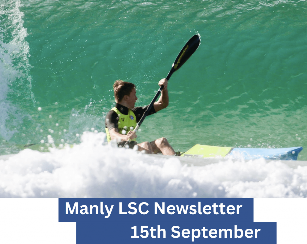 WHAT'S HAPPENING AT MANLY LSC - 15TH SEPTEMBER