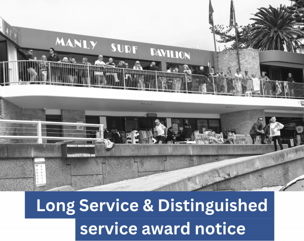 Long Service and Distinguished service award notice